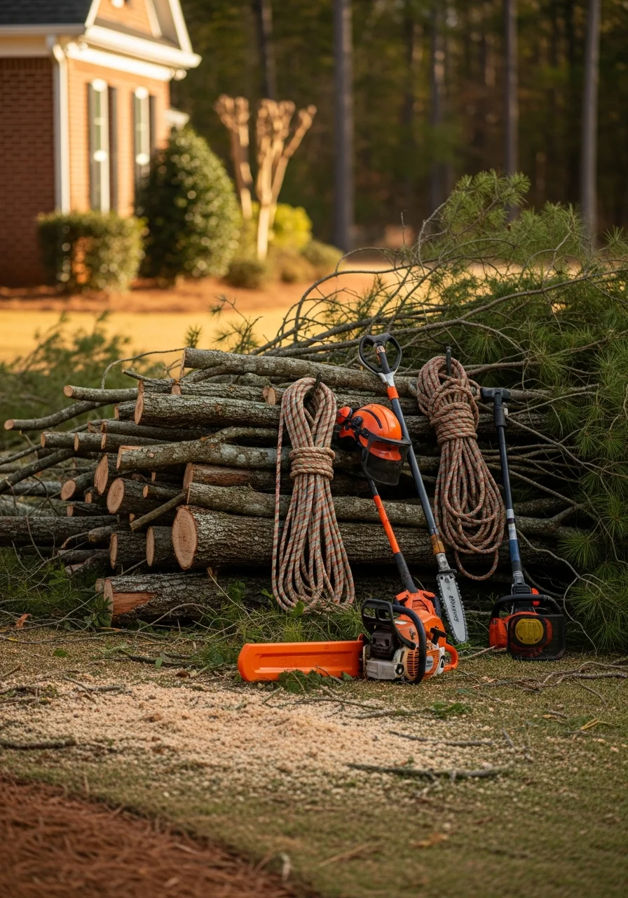 Skilled technician working on home improvement project in Griffin neighborhood.